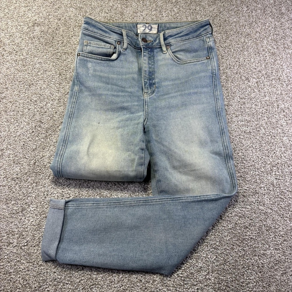 We The Free Skinny Jeans Womens 29 Blue Light Wash Slim Stretch Denim Free Peopl